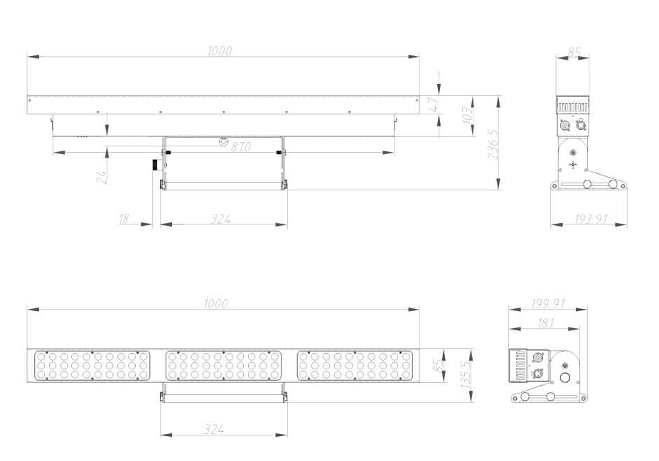 Vpower 903 indoor stage bar light structure picture