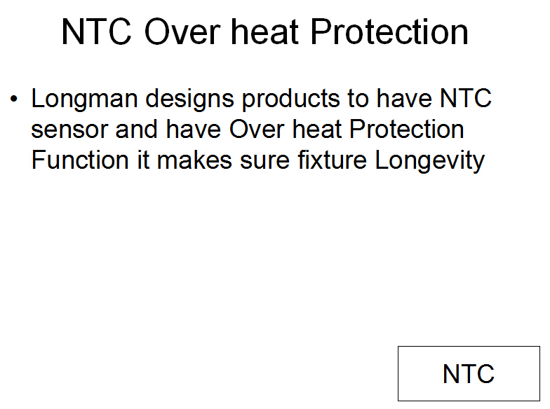 NTC thermistors protection