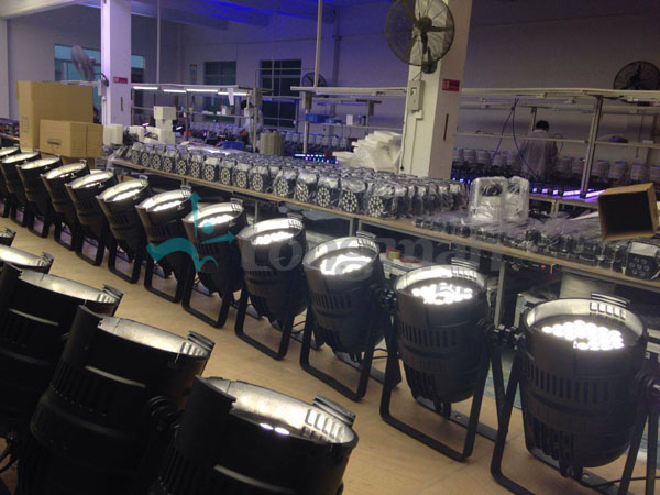 dmx led par can light