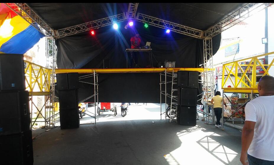 aluminum stage truss for Festival in Dominica