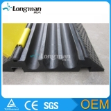 3 channel rubber cable ramp