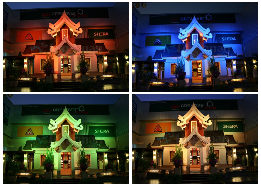 F300 LED indoor par lights effect