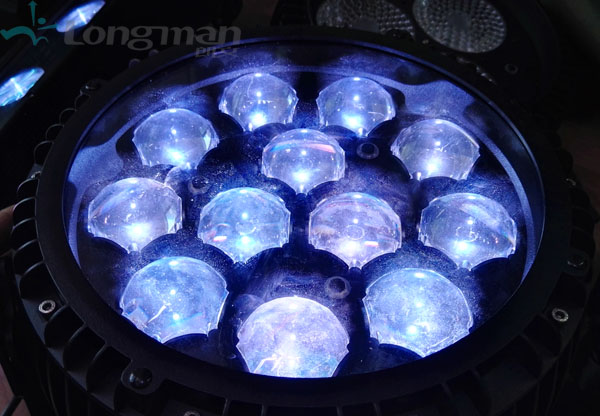 12PCS 15w Ostar LED light beam shape parco zoom light