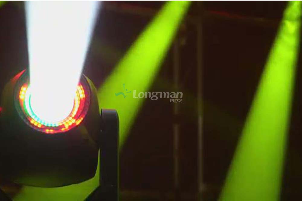 Led moving head light, moving head beam spot wash hybrid light, beam spot wash hybrid 3in1 light, led moving gobo light with 3 rings effect
