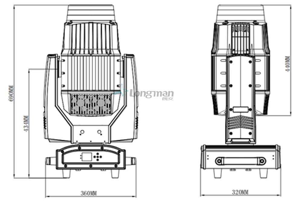 moving head light LED profile light, moving head beam light, beam spot wash hybrid moving light, moving beam spot wash bsw light