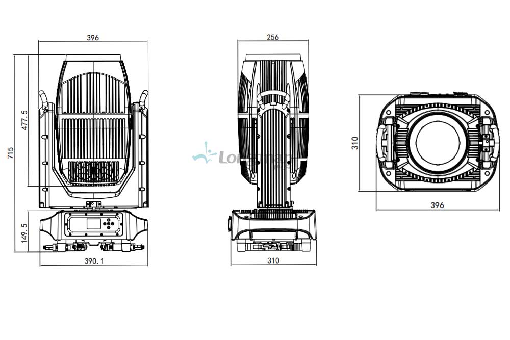 moving head profile light IP, moving head beam+spot+wash light, waterproof moving head led beam light 