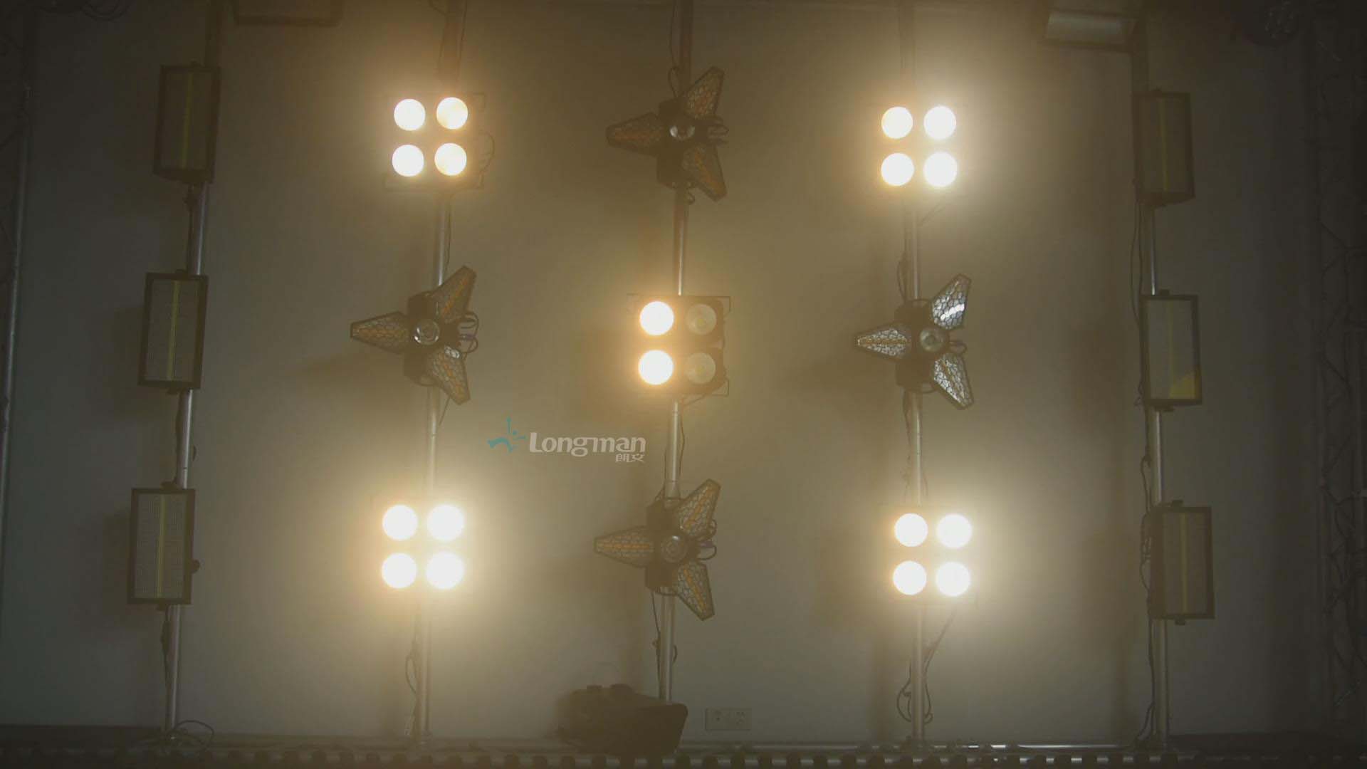Led blinder light, LED Blinder Fixtures, matrix dot blinder light, Individually controllable COB blinders，TV studio blinder systems，Concert stage blinders