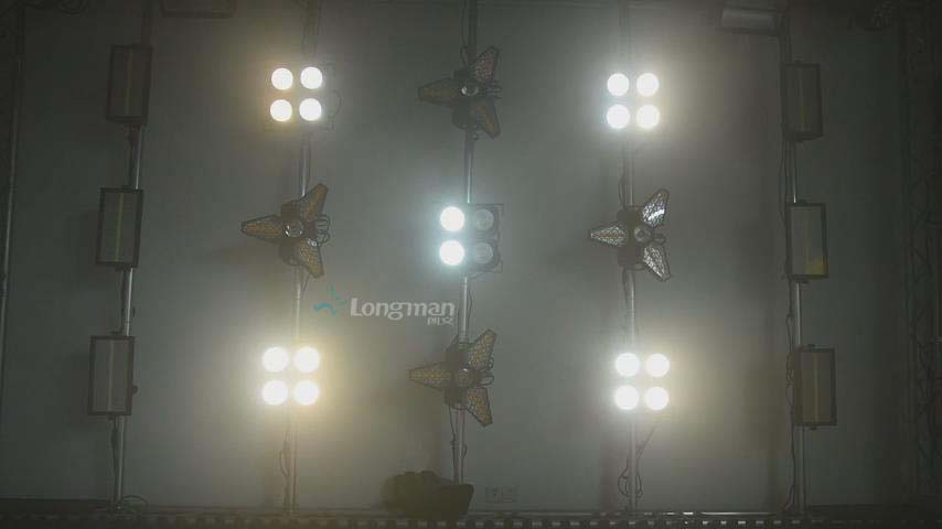 Led blinder light, LED Blinder Fixtures, matrix dot blinder light, Individually controllable COB blinders，TV studio blinder systems，Concert stage blinders
