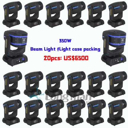 350W Beam light USD6500 20PCS with flight case