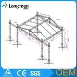 Free shipping:Spigot truss Roof Stage Roof System – 10m x 8m long and wide and 8m high