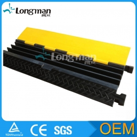 3 channel rubber cable ramp